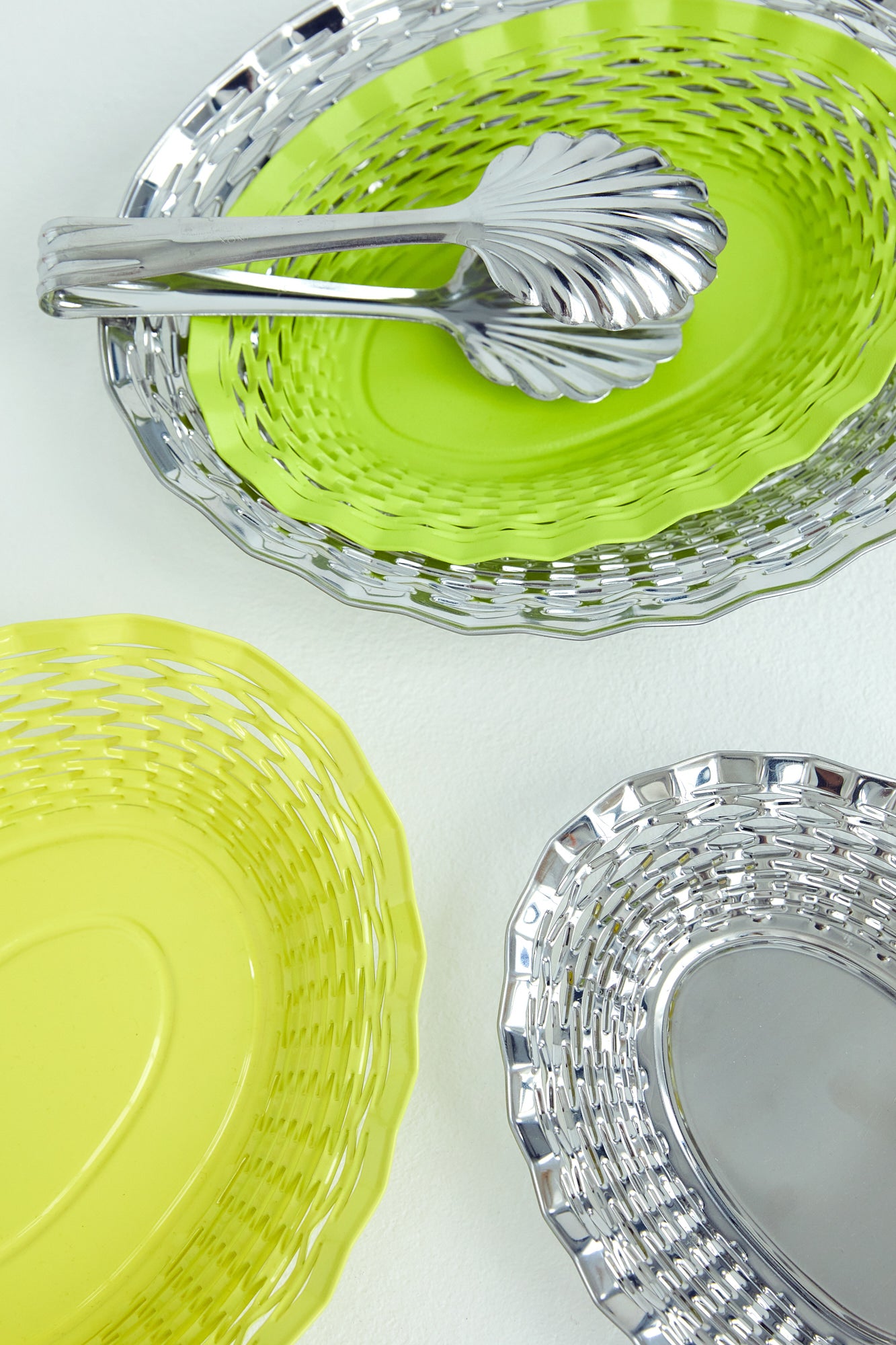 Brødkurv, stor - stål